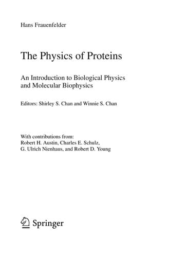 The physics of proteins