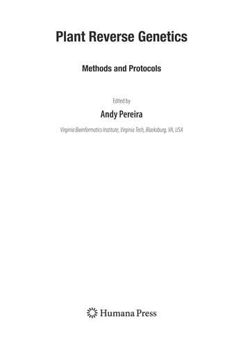 Plant Reverse Genetics