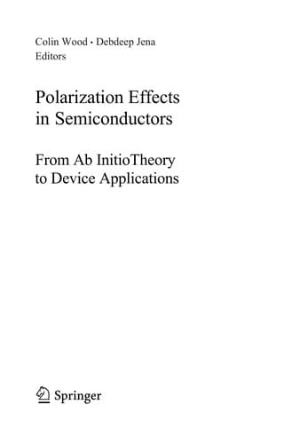 Polarization effects in semiconductors