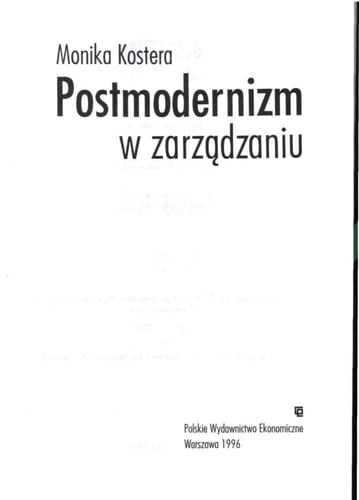 Postmodernizm w zarządzaniu