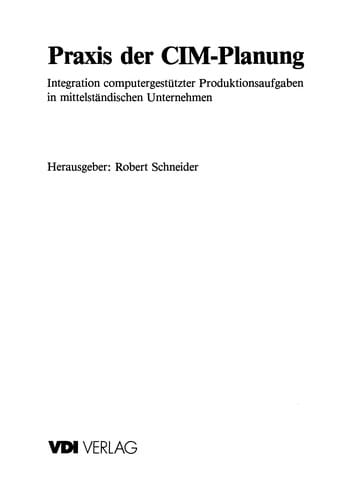 Praxis der CIM-Planung