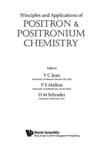 Principles and applications of positron & positronium chemistry