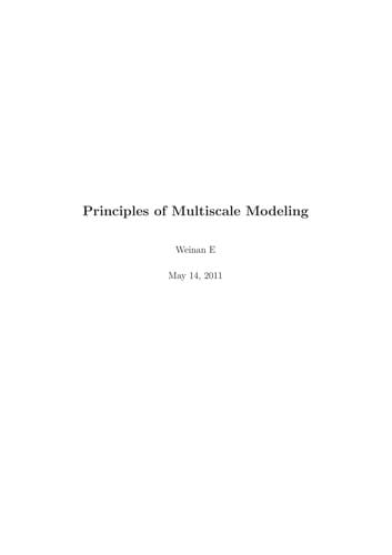 Principles of multiscale modeling