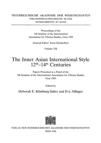 The inner Asian international style 12th-14th centuries
