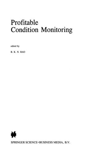 Profitable Condition Monitoring