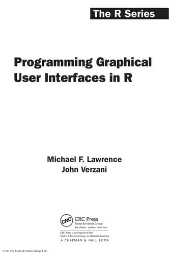 Programming graphical user interfaces with R