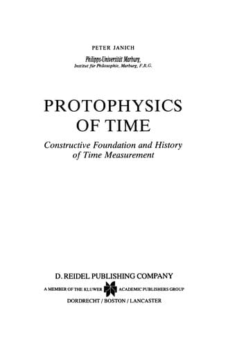 Protophysics of Time