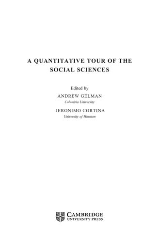 A quantitative tour of the social sciences