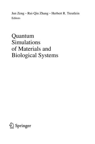 Quantum Simulations of Materials and Biological Systems