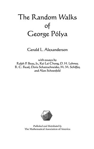 The random walks of George Pólya