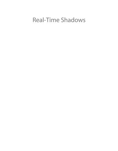 Real-time shadows