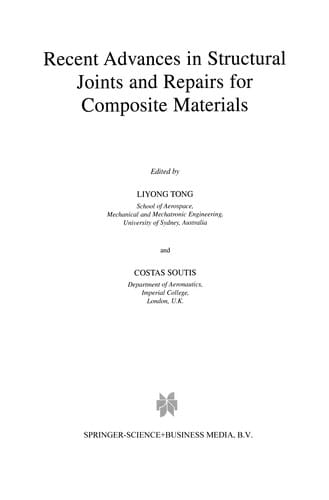 Recent advances in structural joints and repairs for composite materials