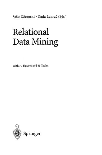 Relational Data Mining