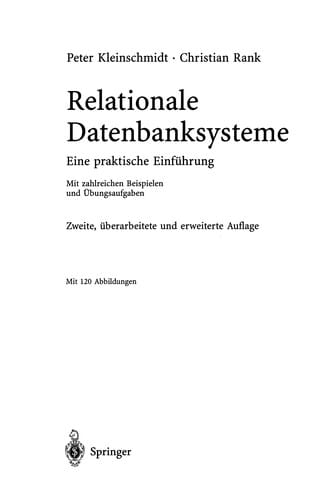 Relationale Datenbanksysteme