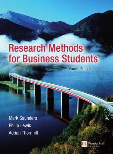 Research methods for business students