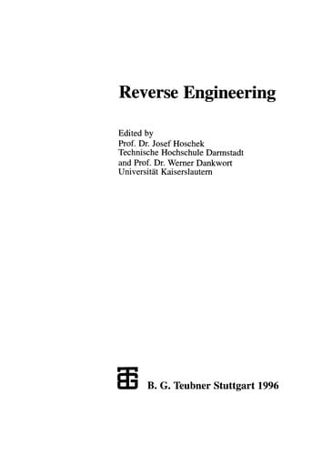 Reverse Engineering