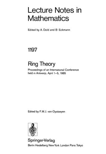 Ring theory