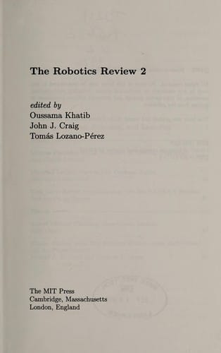 The Robotics review 2
