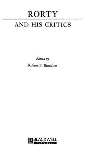 Rorty and his critics