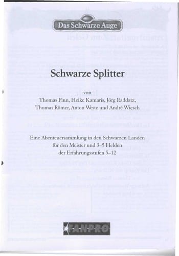 Schwarze Splitter