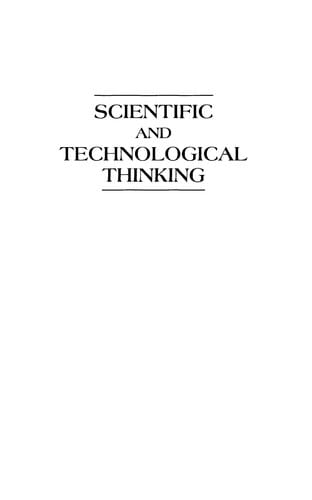 Scientific and technological thinking
