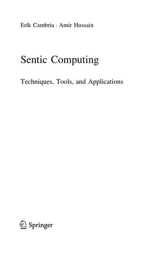 Sentic Computing