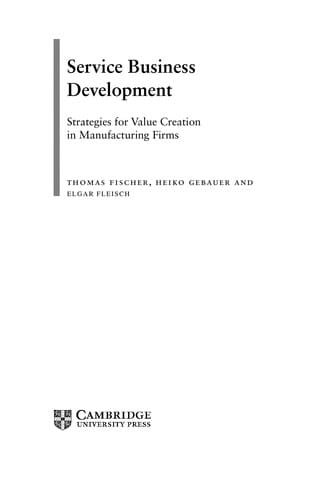 Service business development