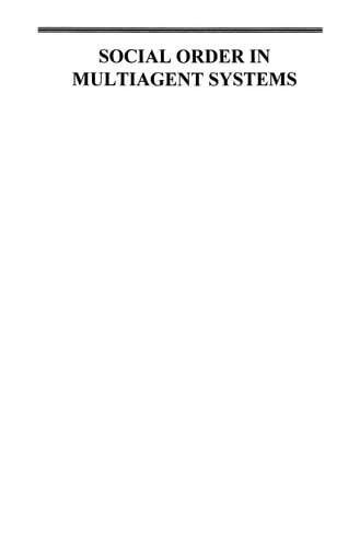 Social Order in Multiagent Systems