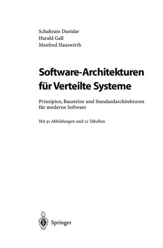 Software-Architekturen für Verteilte Systeme