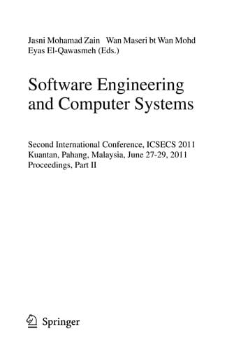 Software Engineering and Computer Systems