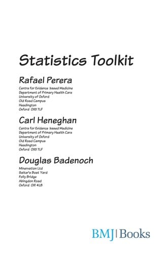 Statistics toolkit