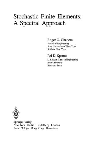 Stochastic Finite Elements: A Spectral Approach