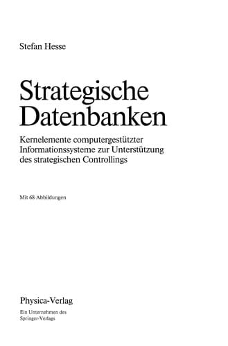 Strategische Datenbanken