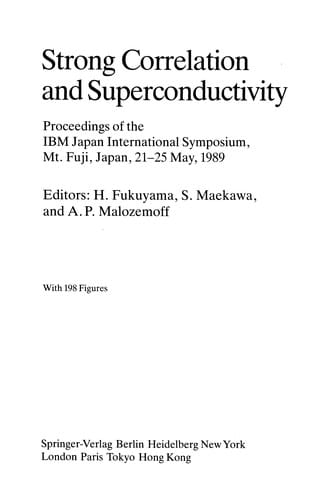 Strong Correlation and Superconductivity