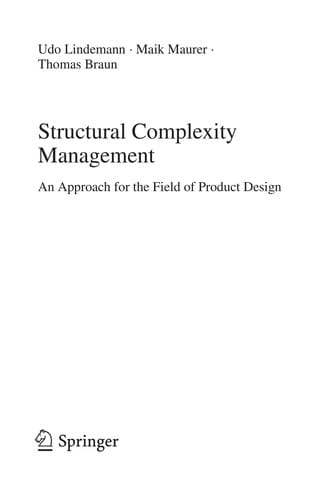Structural complexity management