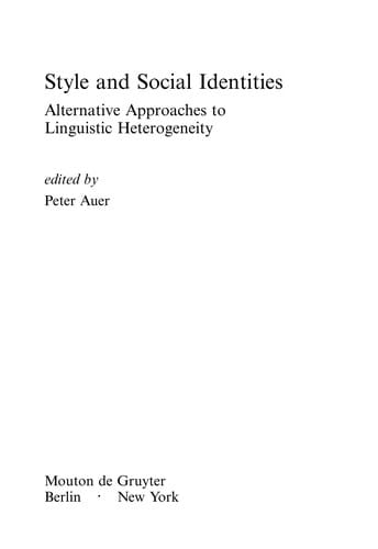 Style and social identities