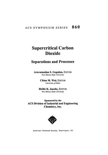 Supercritical carbon dioxide