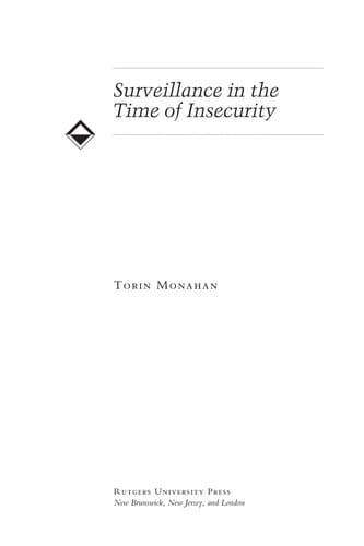 Surveillance in the time of insecurity
