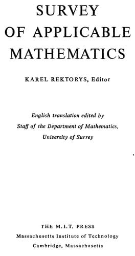 Survey of applicable mathematics