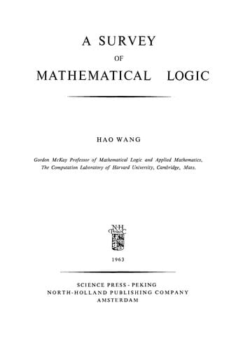 A survey of mathematical logic