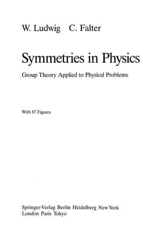 Symmetries in Physics