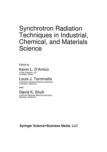 Synchrotron Radiation Techniques in Industrial, Chemical, and Materials Science