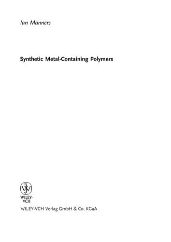 Synthetic metal-containing polymers