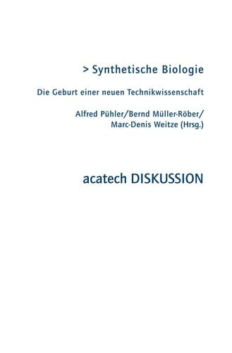 Synthetische Biologie