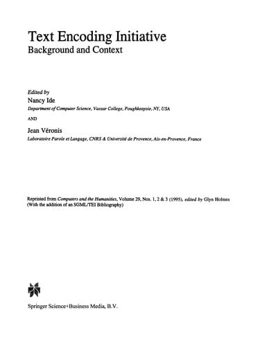 Text Encoding Initiative