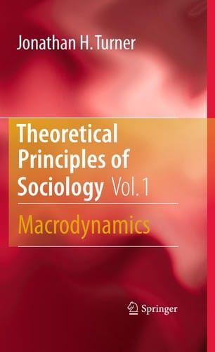 Theoretical principles of sociology