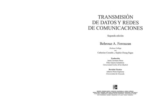 Transmisión de datos y redes de comunicaciones