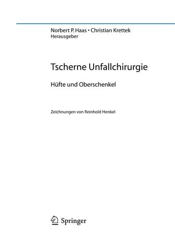 Tscherne Unfallchirurgie