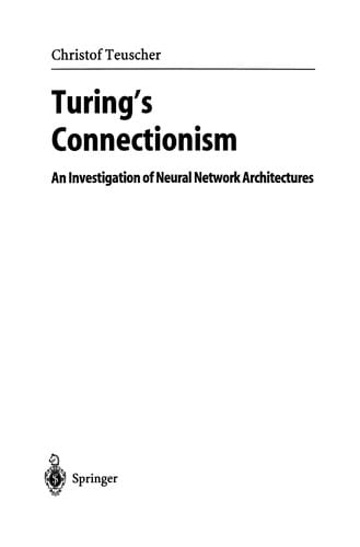 Turing's connectionism