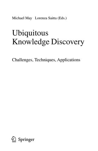 Ubiquitous Knowledge Discovery